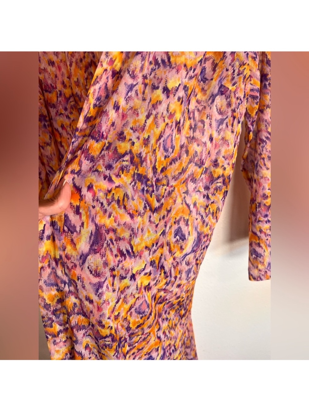 Savage x Fenty Floor Length Back Crisscross Tie Sheer Mesh Robe Size Xl/1X - Picture 6 of 10